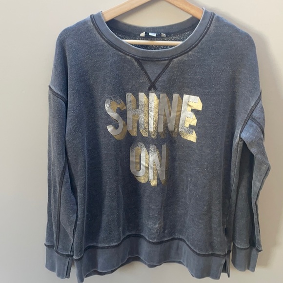 4/$24🦩 American Eagle Fleece Pullover Sweatshirt Size Medium - Picture 1 of 9